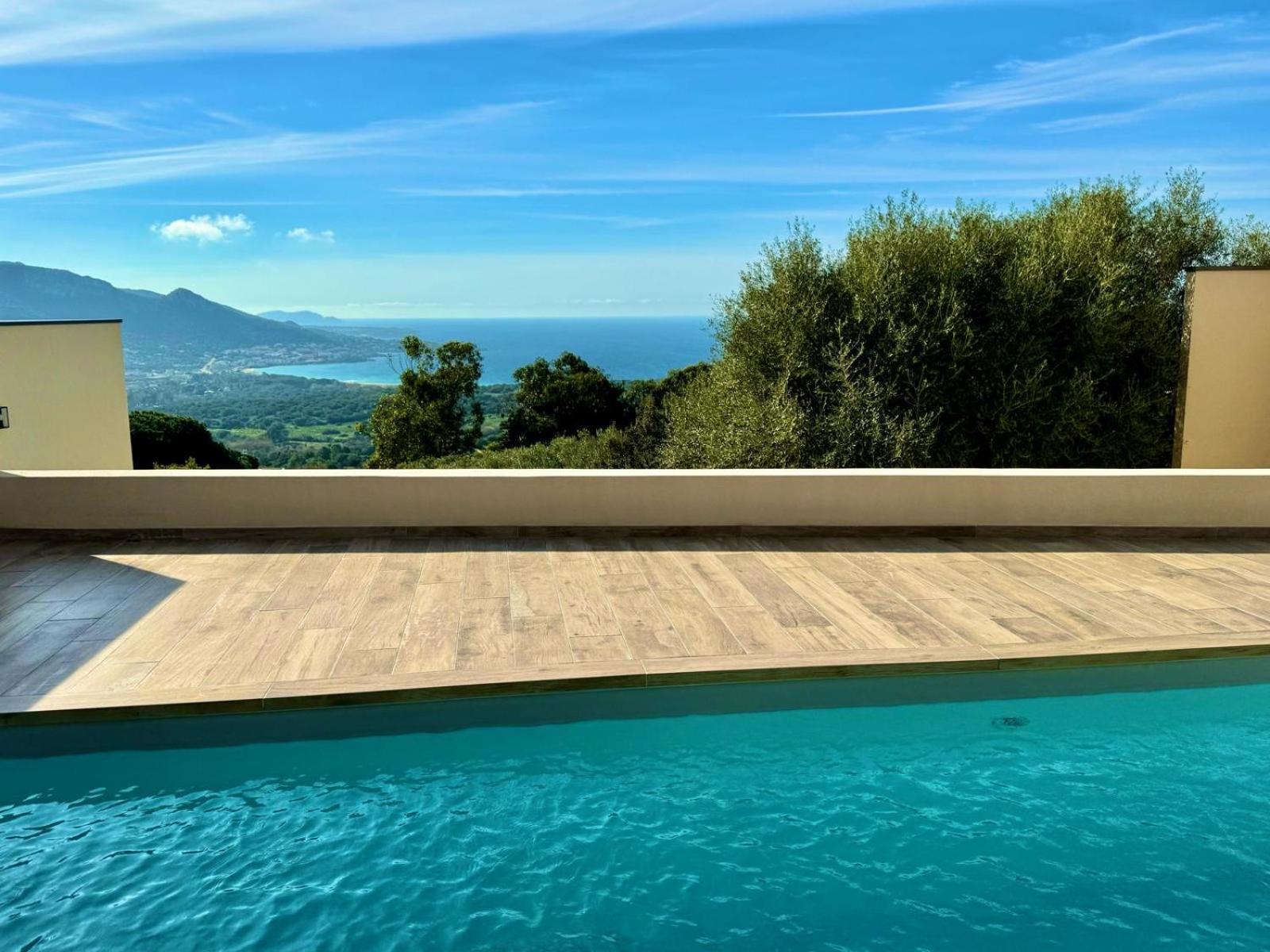 Super Villa Moderne Corbara Vue Mer Exterior foto